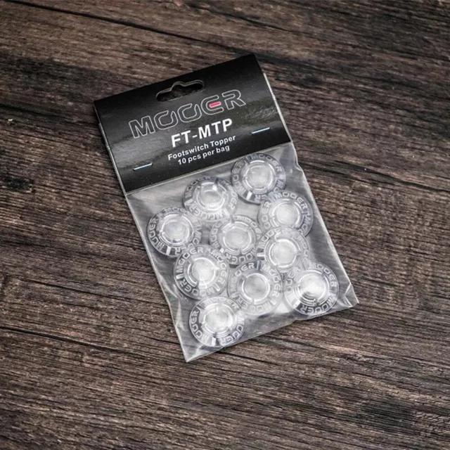 10Pcs Foot Nail Caps Anti-Slip Clear Protection Caps for Guitar Effects Pedal