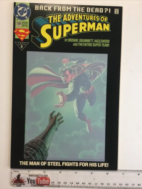 1993 DC Comic The Adventures Of SUPERMAN Back From The Dead #500 Superman BOOK