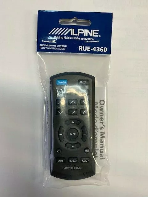 Alpine RUE-4360 Audio Fernbedienung für Alpine Headunits mit Infrarotempfänger