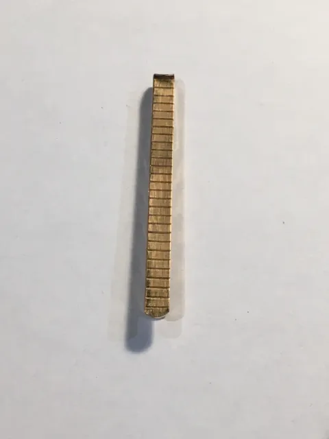 Pince à Cravate en plaqué or avec Poinçon (133-2/A2-24)