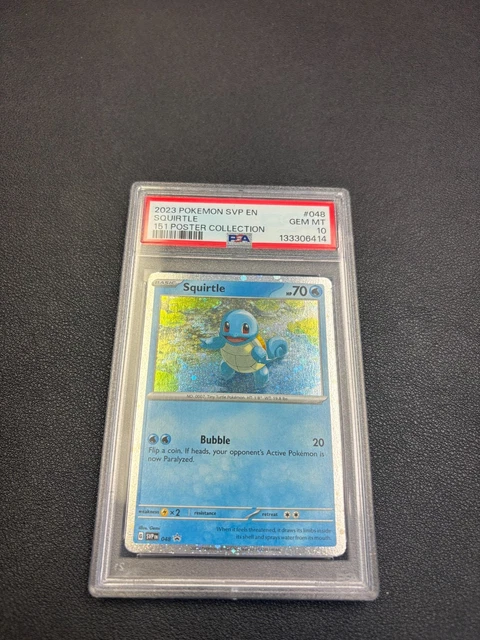 2023 Pokemon TCG Squirtle Black Star Promo 048 - Scarlet & Violet Holo Card, Unrated & Near Mint