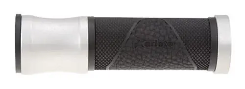 Ariete Alu-Rub Grips - Silver - Perforated - 02633-ALL
