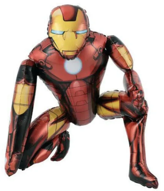 Superhero  Iron Man Large Self Stand Balloon Birthday Party