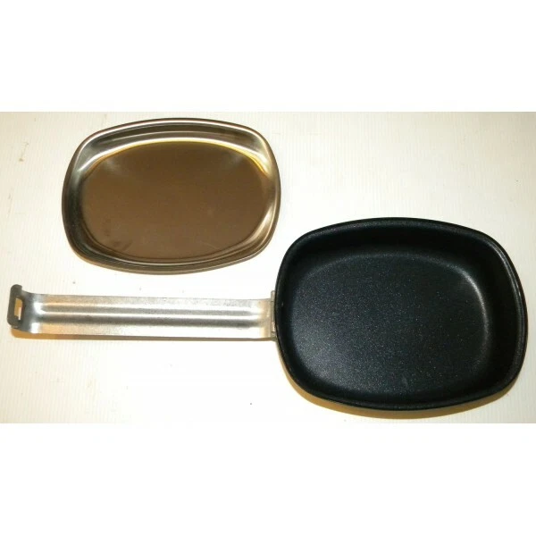Kit De Mess Militaire Suédois En Acier Inox - Gamelle, Couvert, Occasion (rayures/rouille)