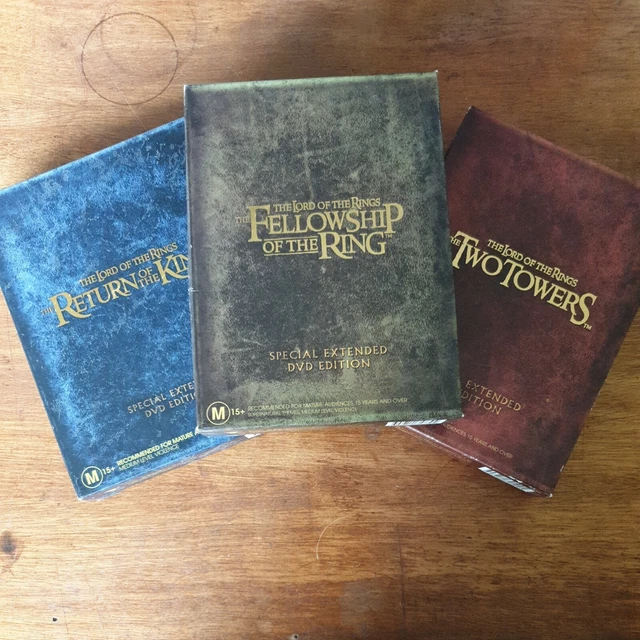 Lord of the Rings Trilogy DVD Extended Limited Edition Box Sets Viggo Mortensen