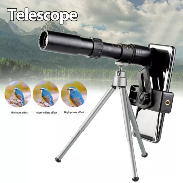 Monokular Starscope Teleskop 7X-17X Monokular Mit Handy Stativ BAK4 Prisma NEU 3