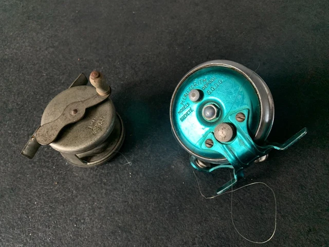 Moulinet Pratic Bleu, Made In France, Pour La Pêche à La Truite Au Toc