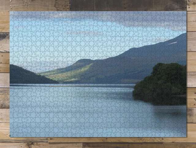 1000 piece puzzle for adults: Scotland View Landscape Nature