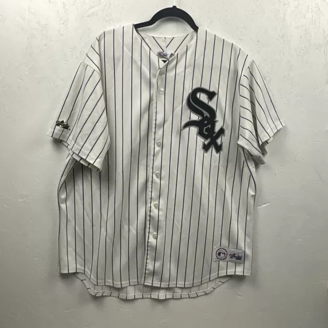 MAJESTIC CHICAGO WHITE Sox MLB Baseball Jersey Made In USA Size XL VTG ...