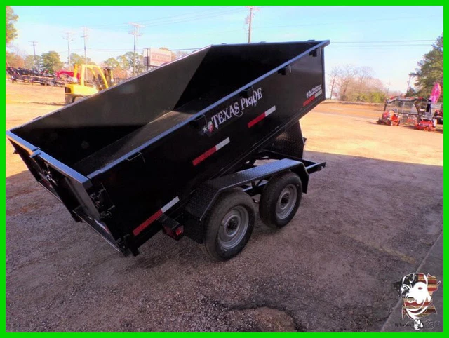 6x10 10' Dump Demolition Landscaping Rock Equipment Utility Trailers TX  ARK