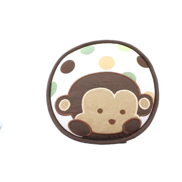 Kids Line Brown Embroidered Baby Boy Nursery Monkey Wall Decor  6437