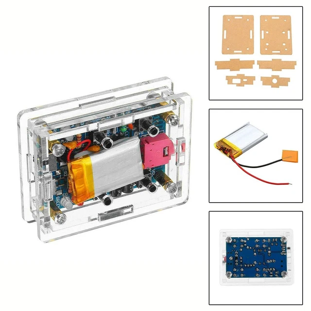 Goditi ore di intrattenimento con questo kit radio FM stereo e custodia acrilica