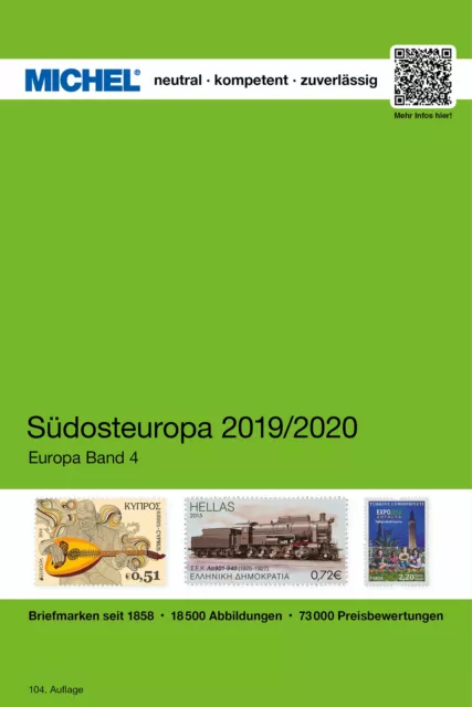 MICHEL-Katalog Europa 2019/20 Band 4 (EK4) Südosteuropa