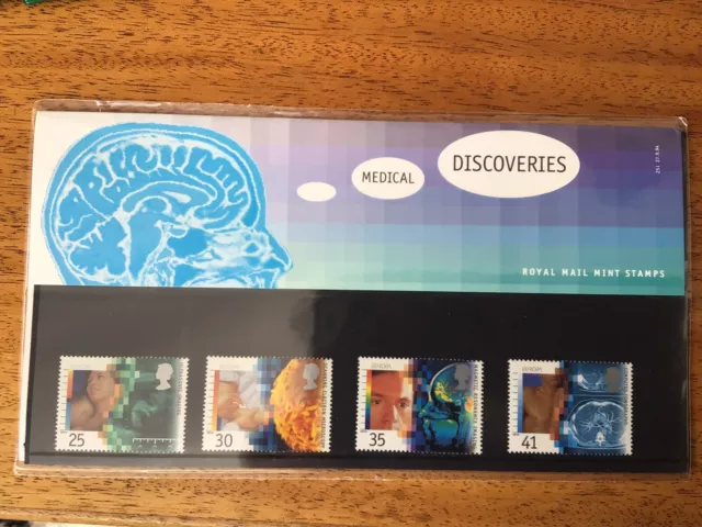 Gb Medical Discoveries 1994 Presentation Pack Of Royal Mail Stamps