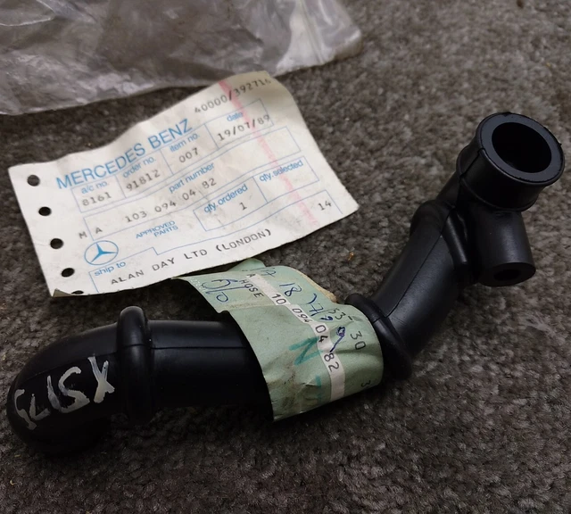 NEW MERCEDES W124 W126 Idle Inlet Air Breather Hose Pipe M103 260 300