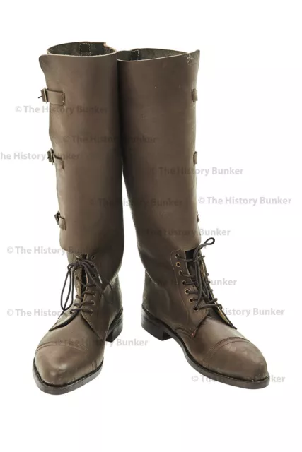 WW1 BRITISH OFFICER boots - repro size 10 (uk) 11 (usa) £149.99 ...