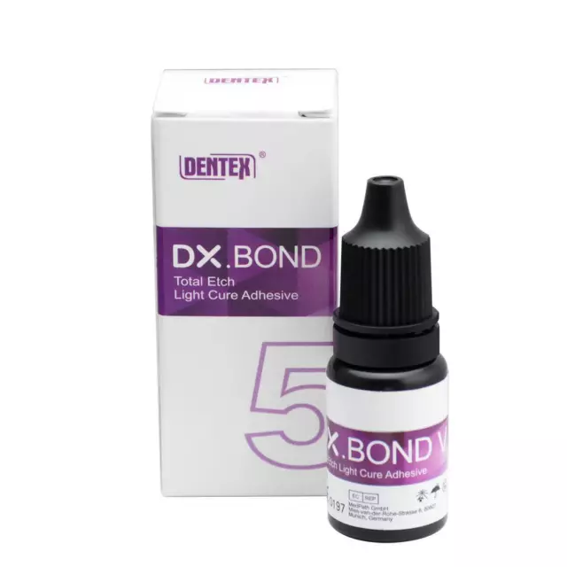 Dentex dentex 1Pc DX.BOND V Dental Light Cure Resin 5ml/bottle Bonding Adhesive