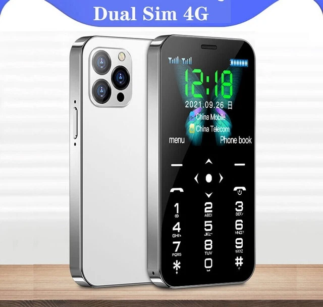 World Smallest 4G Mini Quad Band Dual Sim 1.8in Student Bluetooth Mobile Phone