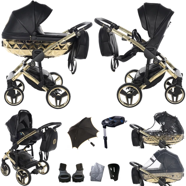 JUNAMA DIAMOND V3 HAND CRAFT 2in1 3in1 4in1 BABY PRAM PUSHCHAIR CAR SEAT ISOFIX