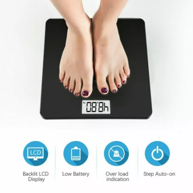 Balanza de grasa corporal digital con aplicación Bluetooth báscula de análisis 180 kg báscula de personas