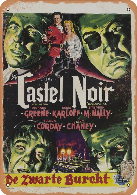 Metal Sign - Black Castle (1952) 1 - Vintage Look