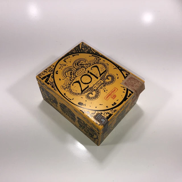 2012 By Oscar Valladares Connecticut Sixty Empty Wooden Cigar Box 5.5x6.75x3.5