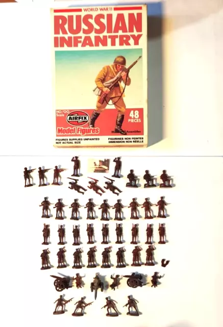 Soldatini Airfix Russian Infantry WWII scala H0-00 (1:72) Ref.9 01717 #ivg