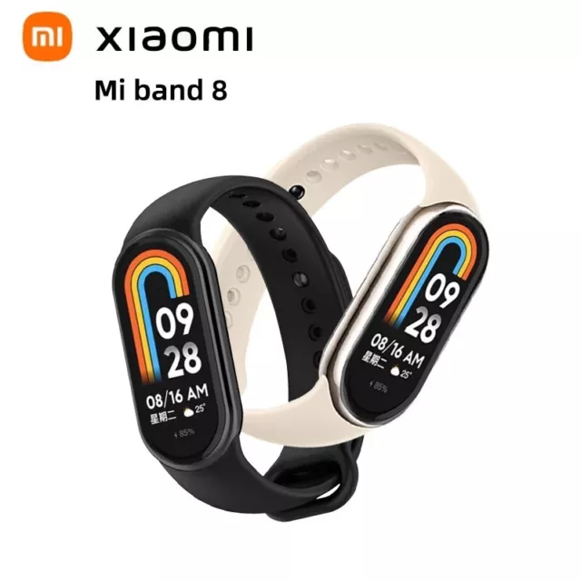 2023 Xiaomi Mi Band 8 Smart Band AMOLED 5ATM Waterproof Gold Health Tracker  X