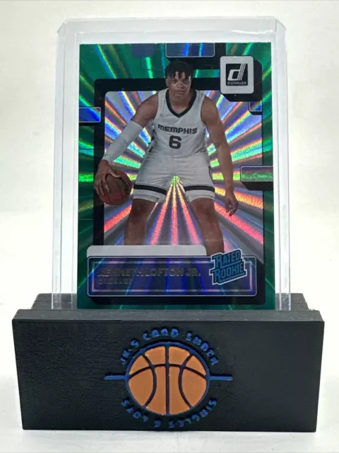 2022-23 Donruss KENNETH LOFTON JR. #250 Green Laser Holo Grizzlies Rated  Rookie