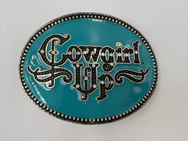 Montana Silversmiths "Cowgirl Up" Belt Buckle Women’s Girls