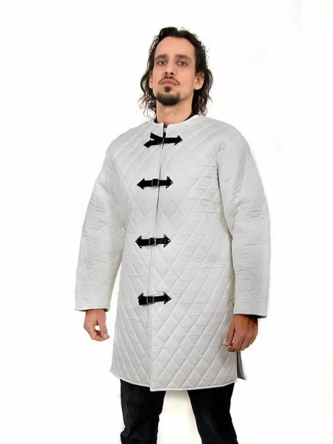 Médiéval Gambeson Épais Rembourré Veste Armure