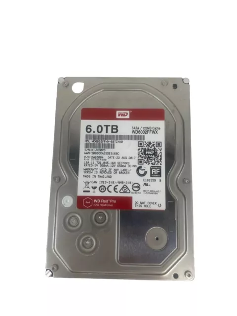 WD Red Pro 6TB Internal SATA NAS Hard Drive WD6002FFWX - Best Buy