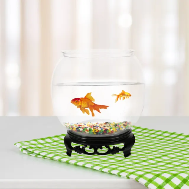 Transparent Design Fish Bowl Container Office Unbreakable Small Tank