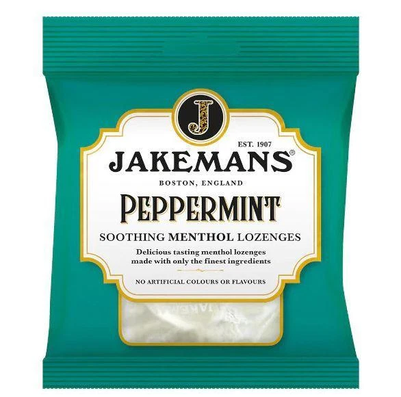 Jakemans Gorge Et Poitrine Menthol Sucreries 73g Menthe Poivrée