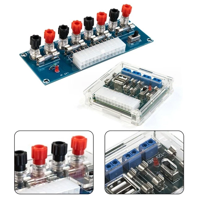 Connecteur D'alimentation PC 20+4 Broches - Module Pour Panneaux De Brassage Ou Armoires
