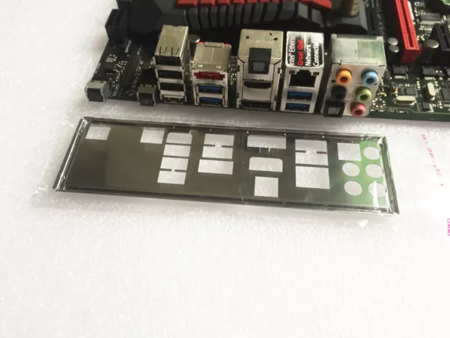 1x Motherboard IO Shield plate i/o Backplate For Asus M5F Maximus V Formula