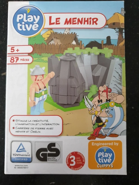 Lot De 2 Boîtes Clippys Playtive Astérix - Le Menhir Et La Porte Gauloise - Jeux De Construction Neufs