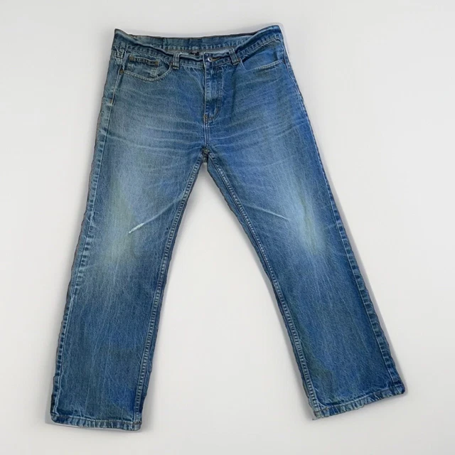 MENS JEANS BY Armando Size 38 Waist X 30 Leg 100 Heavy Cotton In Blue 14.99 PicClick UK