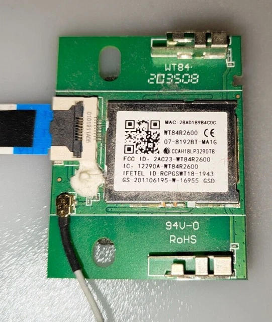 Module Wi-Fi Pour Téléviseur - Référence 17WFM03 / TWPM-L001D / C80210B6517A, Universel, D'occasion