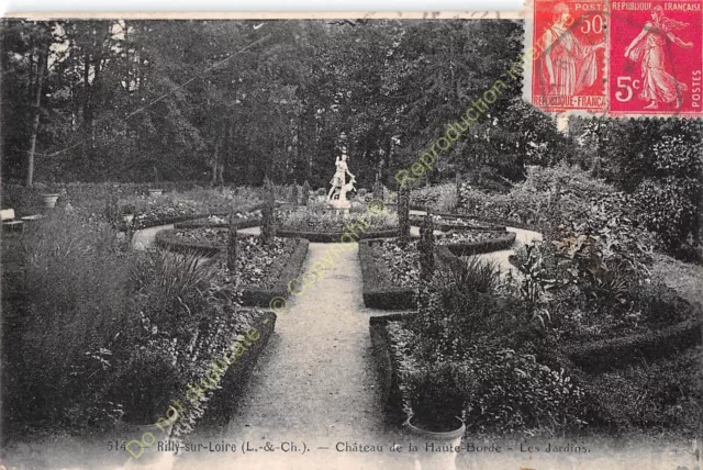 CPA 41150 Rilly On Loire Gardens Castle Of La High Dangling Edit ca1937