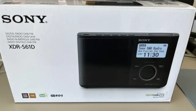 Sony XDRS61DB Portable DAB/DAB+ Radio - Black
