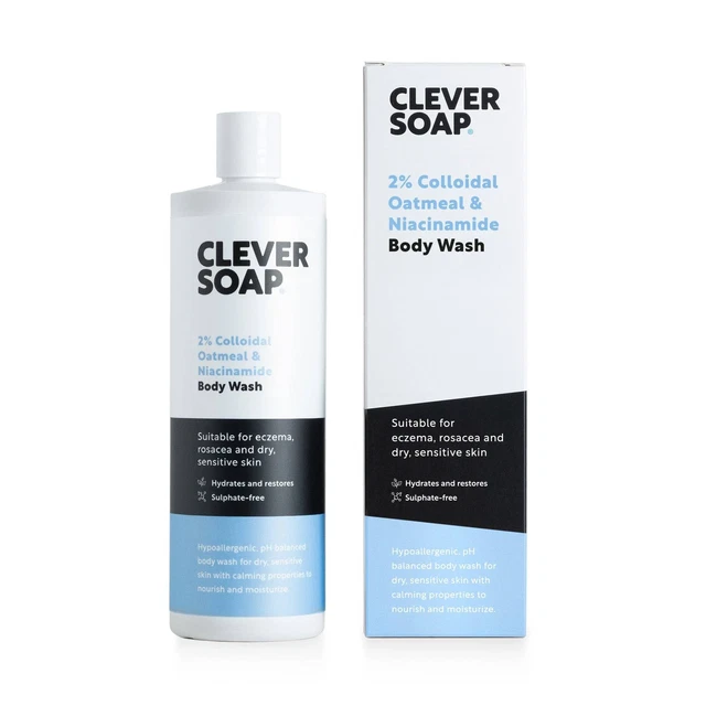 Sapone intelligente 2% farina d'avena colloidale e lavaggio corpo niacinamide - Detergente idratante