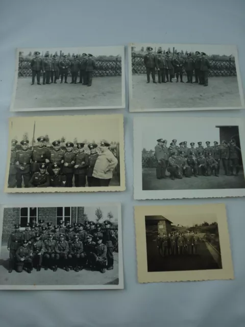 6 Photos from the War - Soldiers - Beautiful Preservation - L364