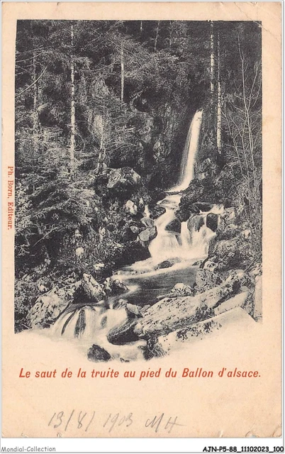 Carte Postale Ancienne – 88 Ballon D'Alsace – Hôtel Du Saut De La Truite – Vosges