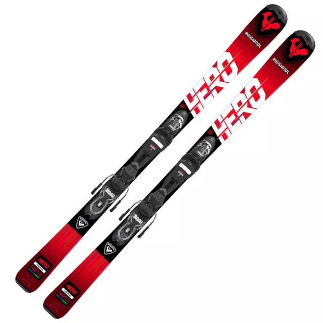 Rossignol Kinder Ski Set Hero Jr 130 Cm + Xp Jr7 Gw Bindung