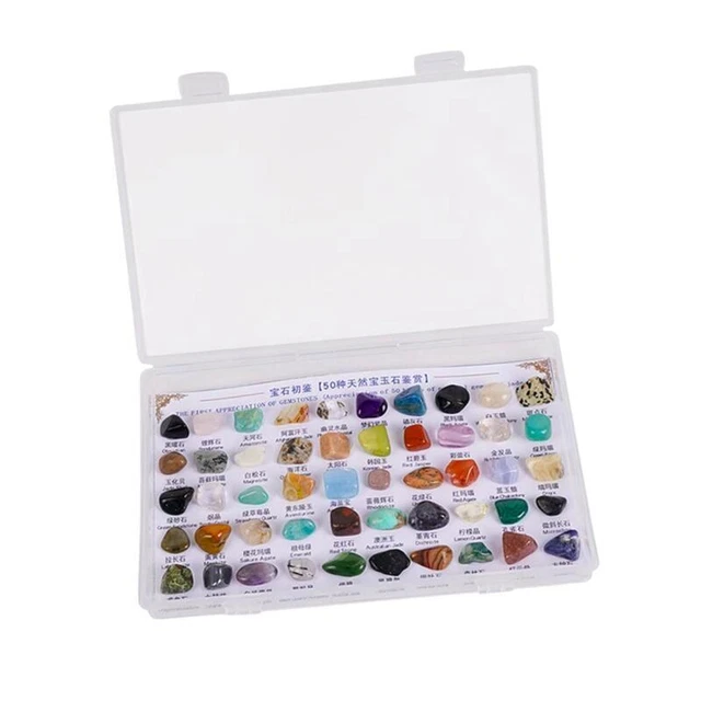50 Mineral Rocks Collection for Kids - Geology Stones