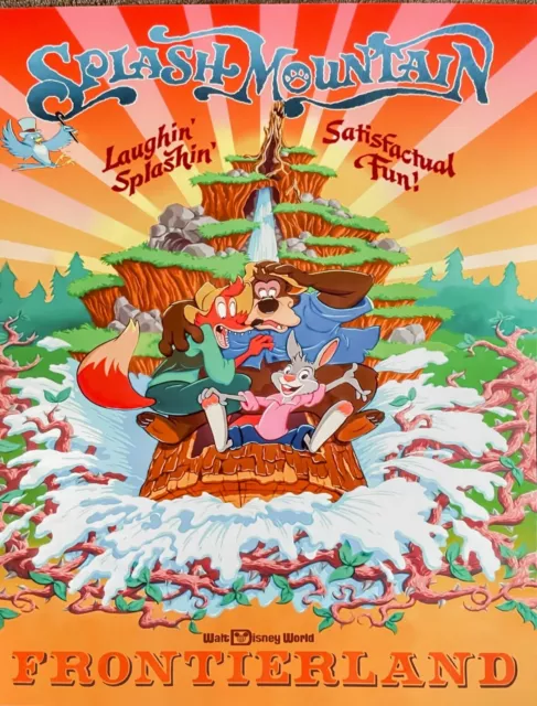Reprint Splash Mountain Disney World 11"x14" Poster
