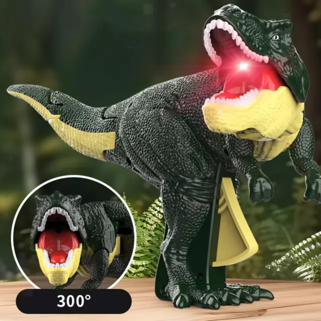 Acheter Astuce créative de jouet animal de dinosaure de doigt: Tyrannosaure  Rex modèle dinosaure jouet interactif mordant main dinosaure cadeau pour  enfants
