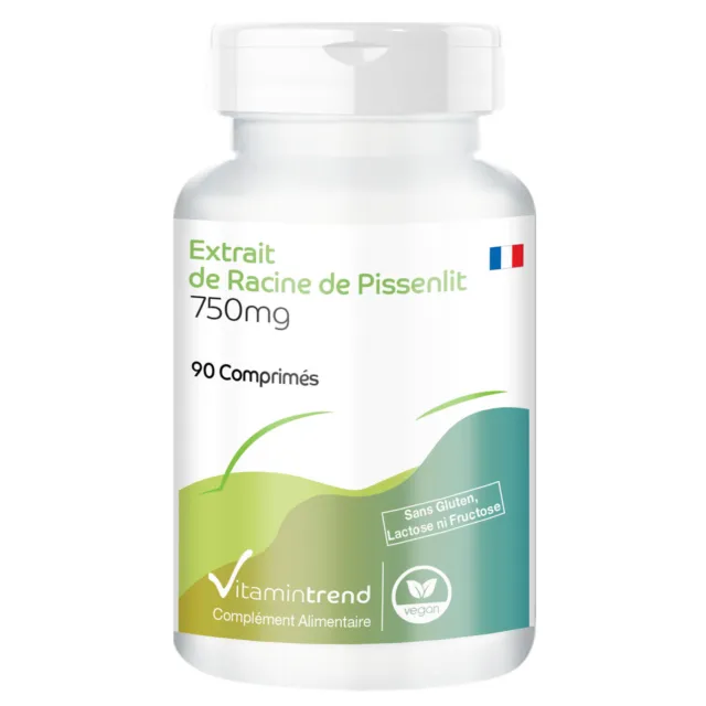 Extrait de pissenlit 750 mg - 90 comprimés - VEGAN | Vitamintrend