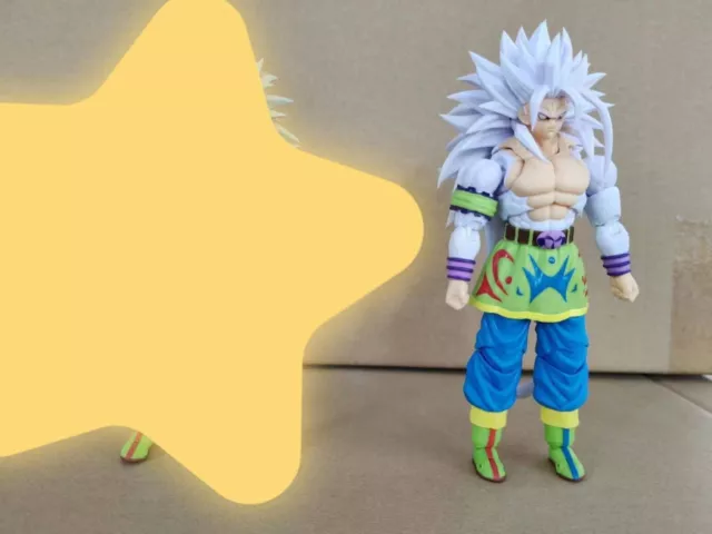 Dragonball AF 14 SSJ5 Broly Resin - LED lighted Base and interchangeable  hand